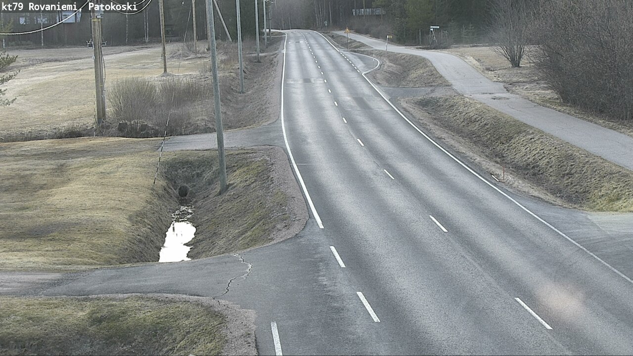 Weather Camera Image Väg 79 Rovaniemi, Patokoski, Rovaniemi, Lappi
