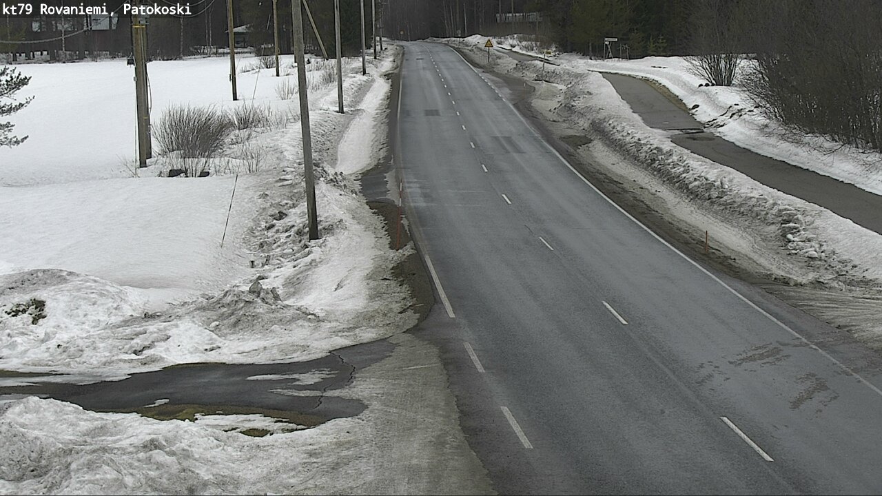 Weather Camera Image Road 79 Rovaniemi, Patokoski, Rovaniemi, Lappi