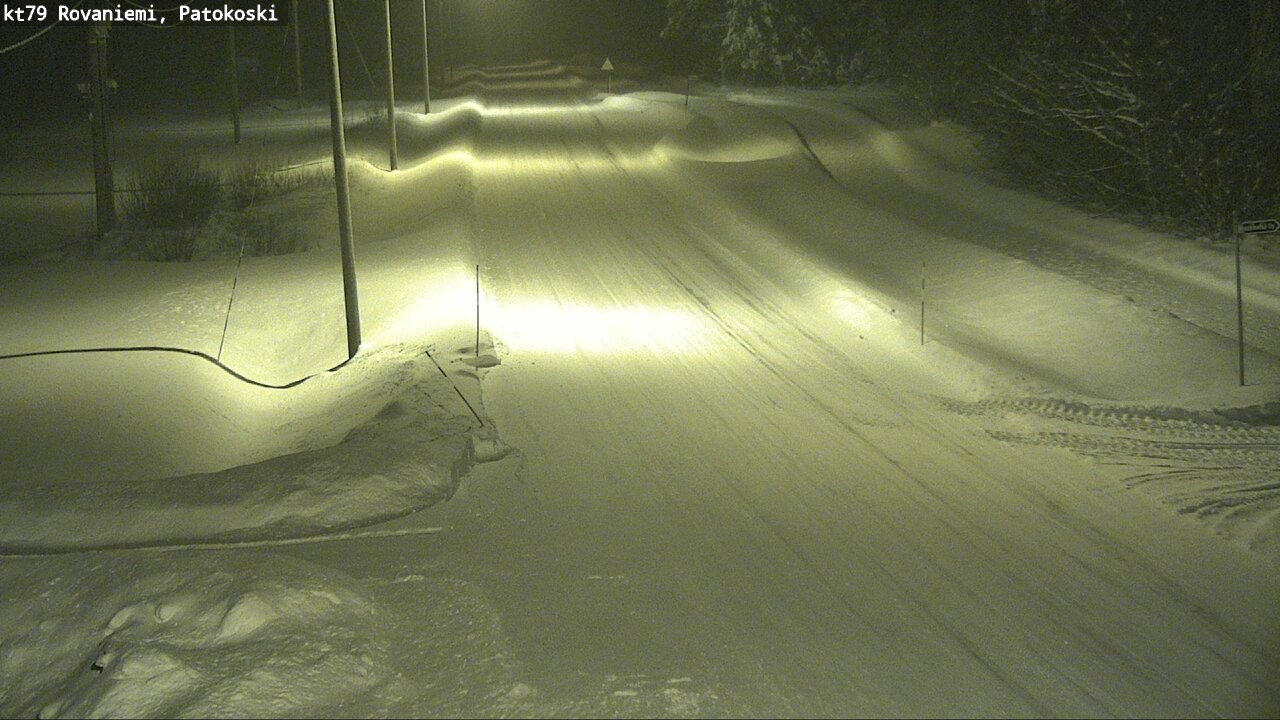 Weather Camera Image Road 79 Rovaniemi, Patokoski, Rovaniemi, Lappi