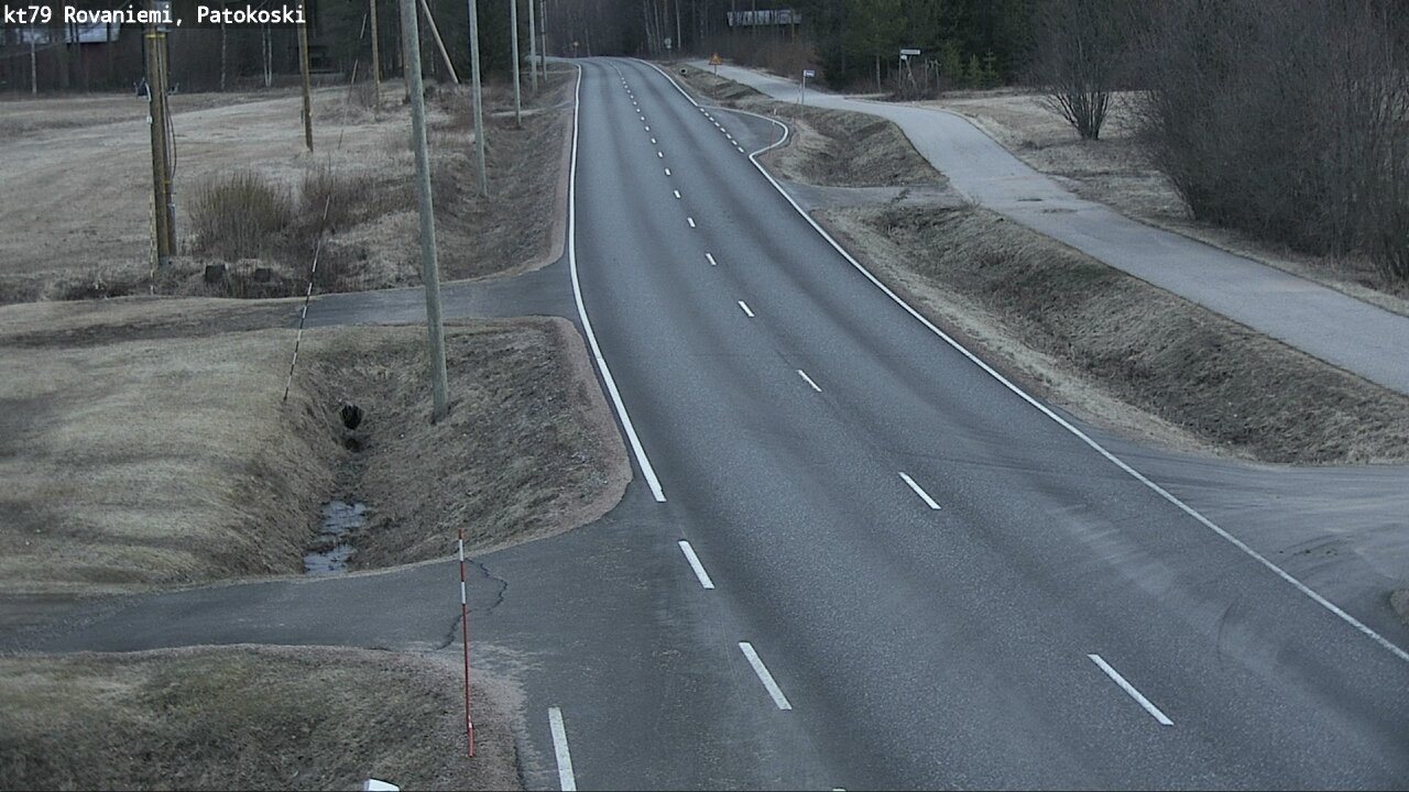 Weather Camera Image Väg 79 Rovaniemi, Patokoski, Rovaniemi, Lappi