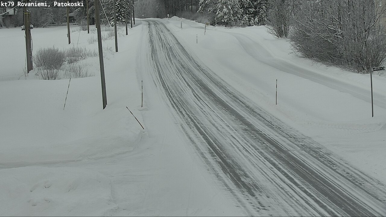 Weather Camera Image Väg 79 Rovaniemi, Patokoski, Rovaniemi, Lappi