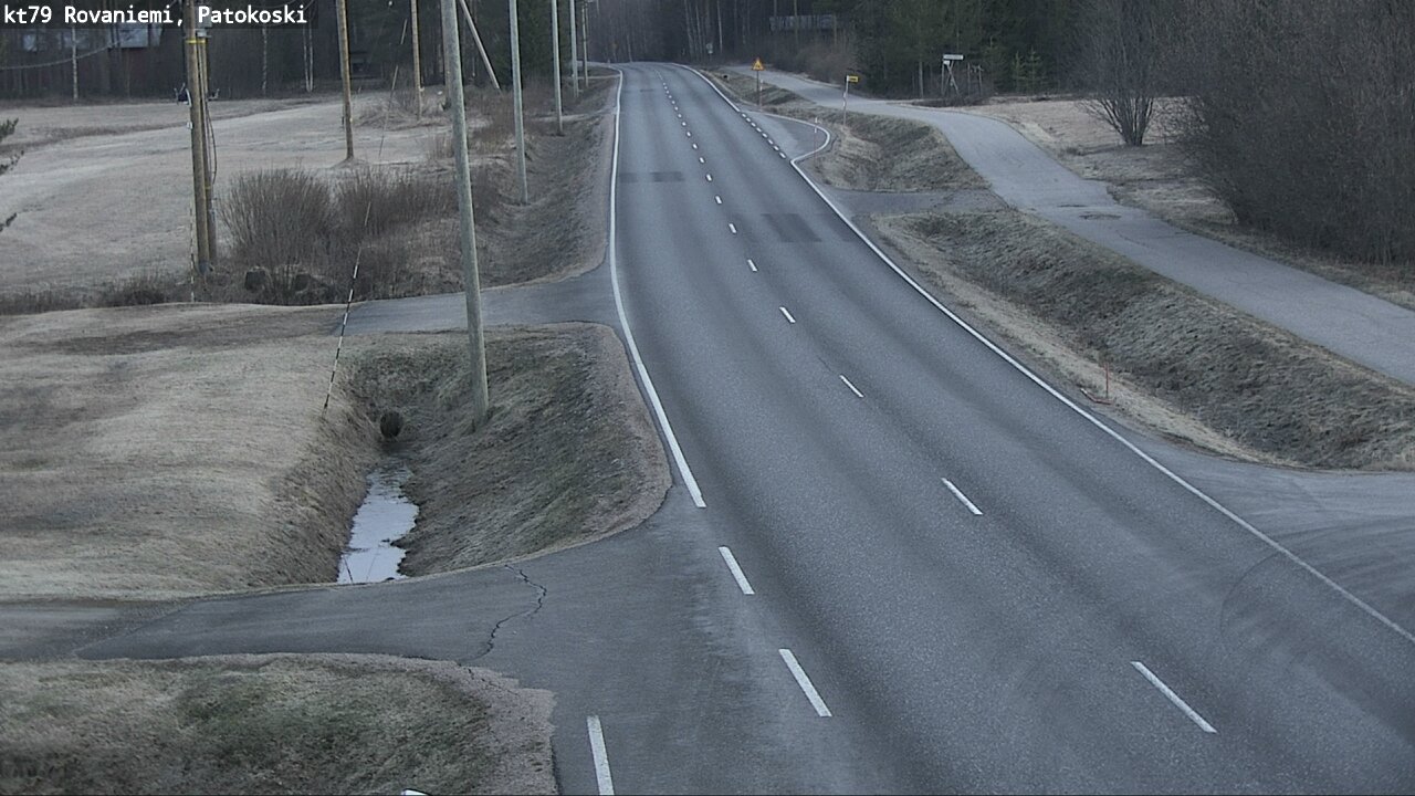 Weather Camera Image Väg 79 Rovaniemi, Patokoski, Rovaniemi, Lappi