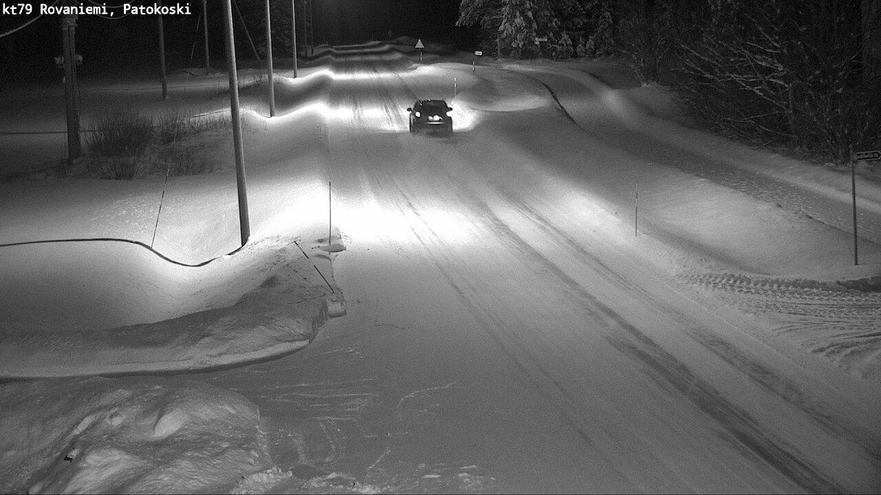 Weather Camera Image Road 79 Rovaniemi, Patokoski, Rovaniemi, Lappi