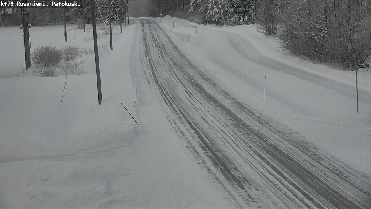Weather Camera Image Road 79 Rovaniemi, Patokoski, Rovaniemi, Lappi