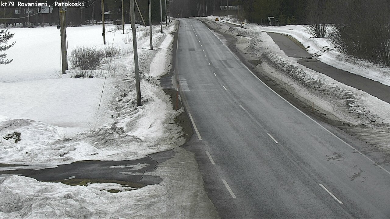 Weather Camera Image Road 79 Rovaniemi, Patokoski, Rovaniemi, Lappi
