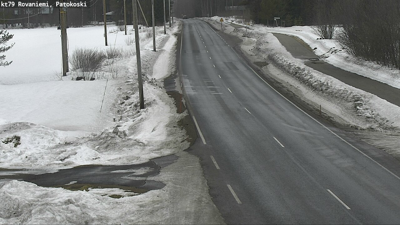Weather Camera Image Road 79 Rovaniemi, Patokoski, Rovaniemi, Lappi