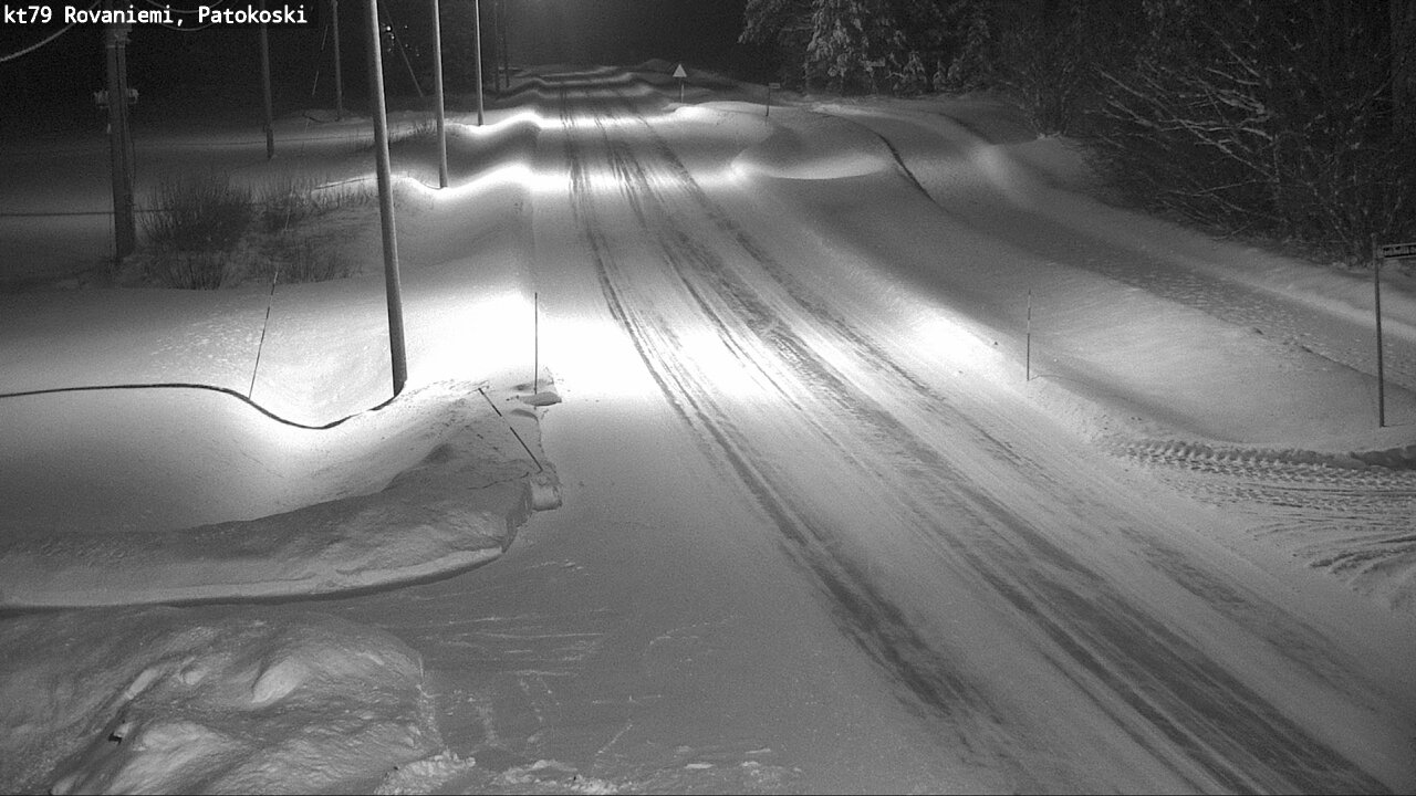 Weather Camera Image Road 79 Rovaniemi, Patokoski, Rovaniemi, Lappi