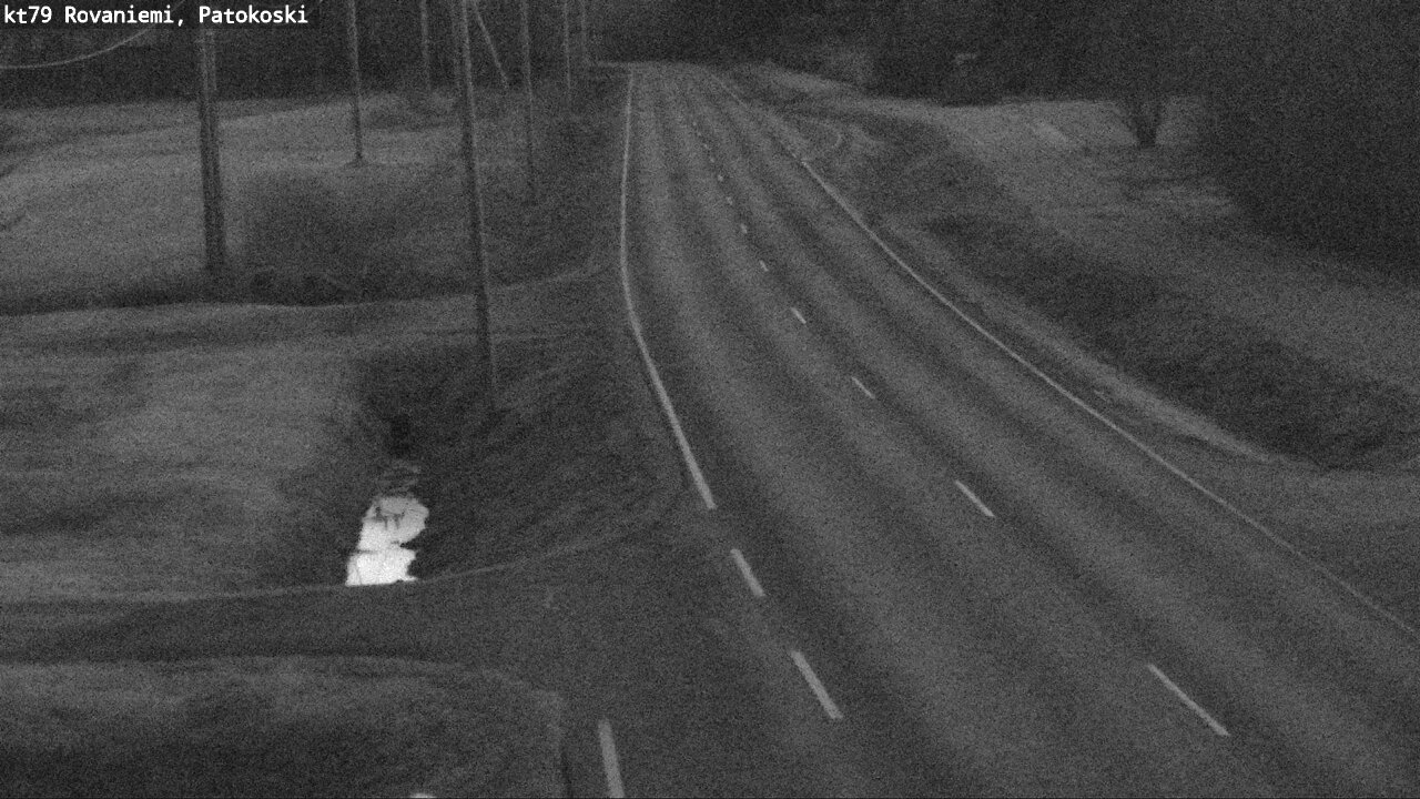 Weather Camera Image Väg 79 Rovaniemi, Patokoski, Rovaniemi, Lappi