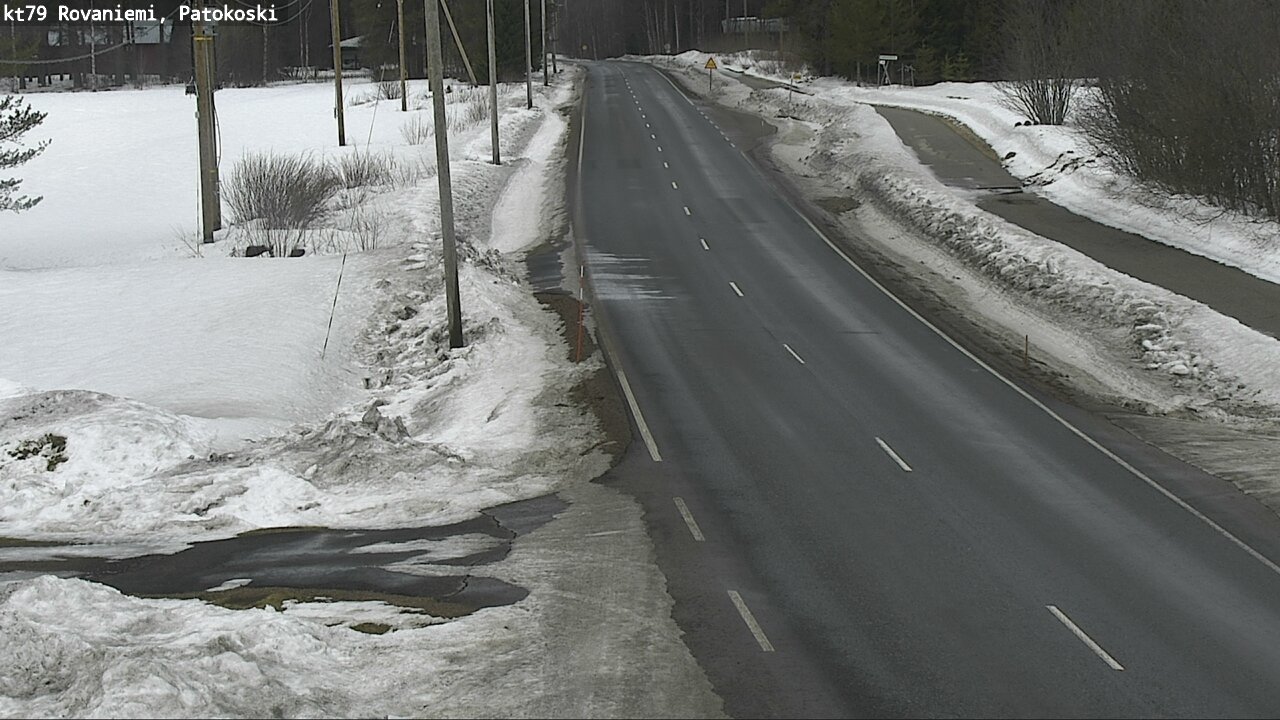 Weather Camera Image Road 79 Rovaniemi, Patokoski, Rovaniemi, Lappi