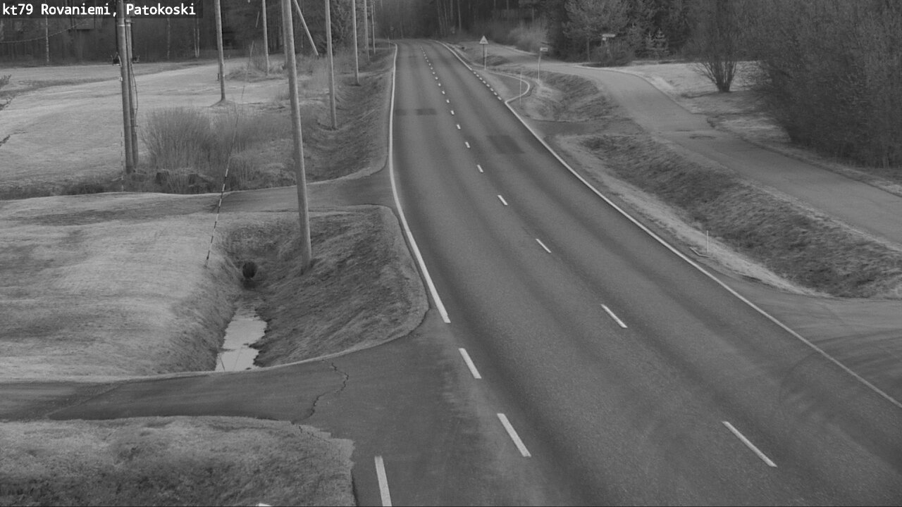 Weather Camera Image Väg 79 Rovaniemi, Patokoski, Rovaniemi, Lappi
