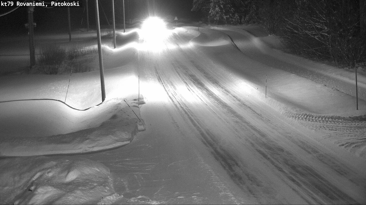 Weather Camera Image Road 79 Rovaniemi, Patokoski, Rovaniemi, Lappi