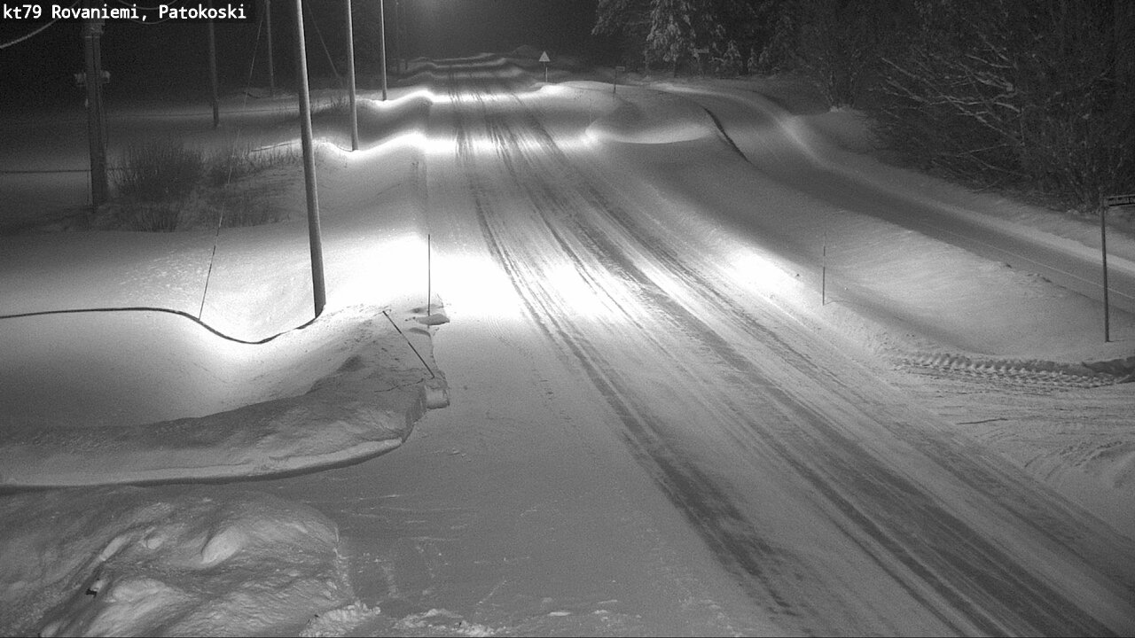 Weather Camera Image Road 79 Rovaniemi, Patokoski, Rovaniemi, Lappi
