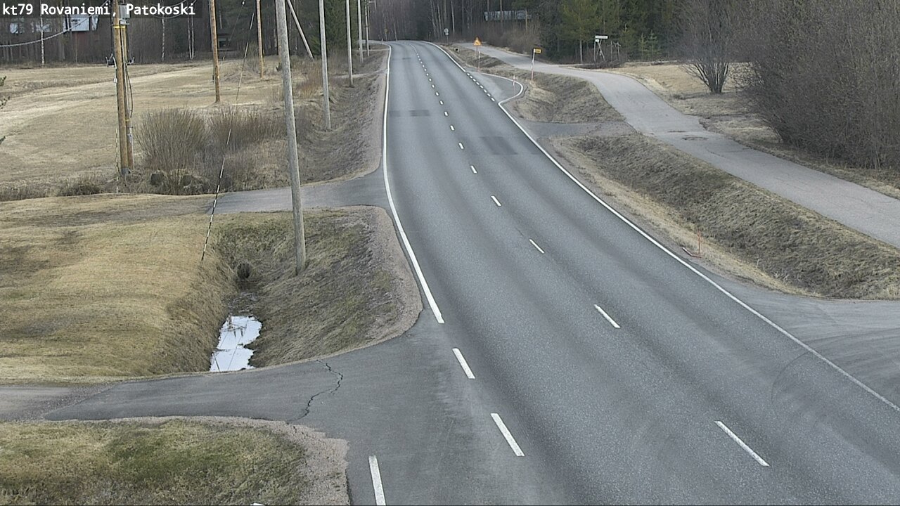 Weather Camera Image Väg 79 Rovaniemi, Patokoski, Rovaniemi, Lappi