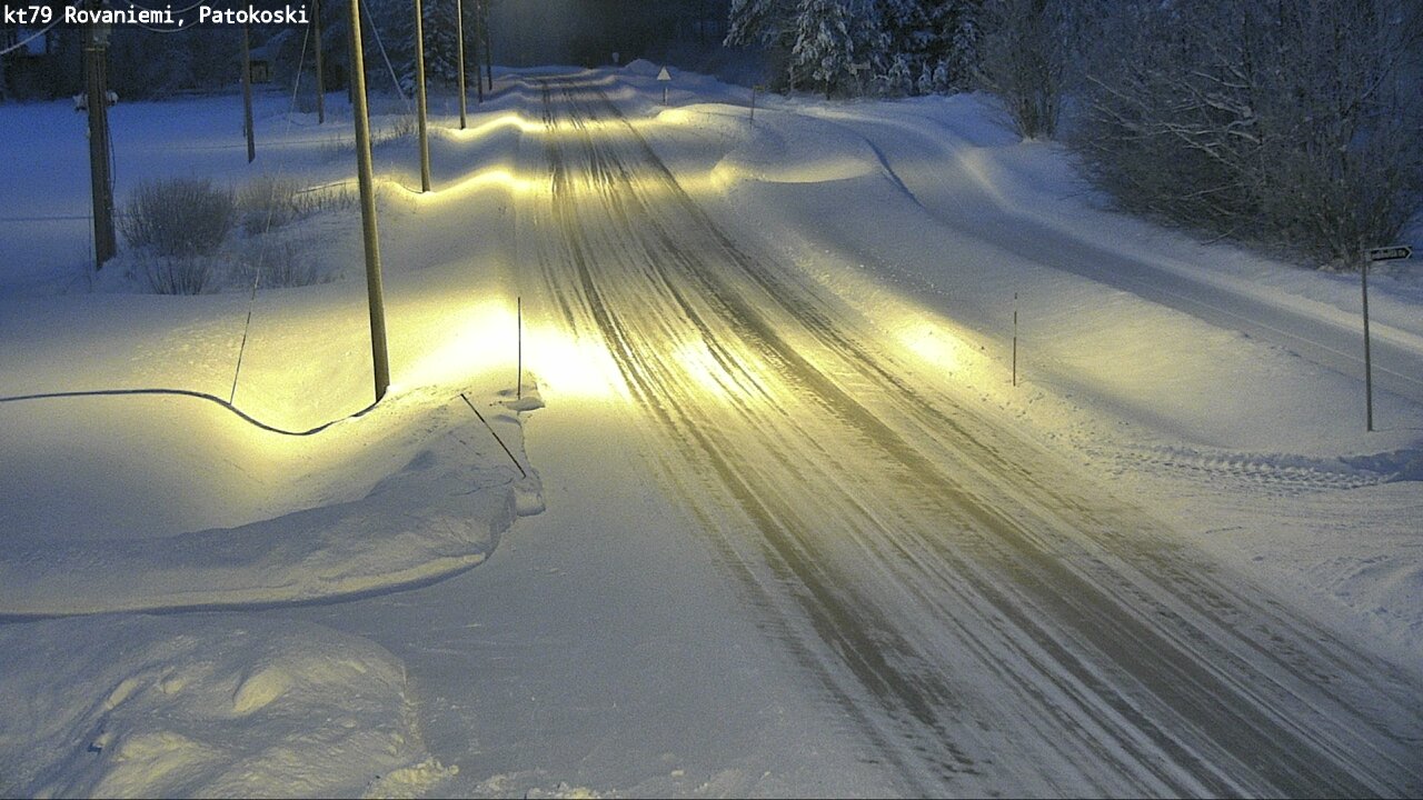 Weather Camera Image Road 79 Rovaniemi, Patokoski, Rovaniemi, Lappi