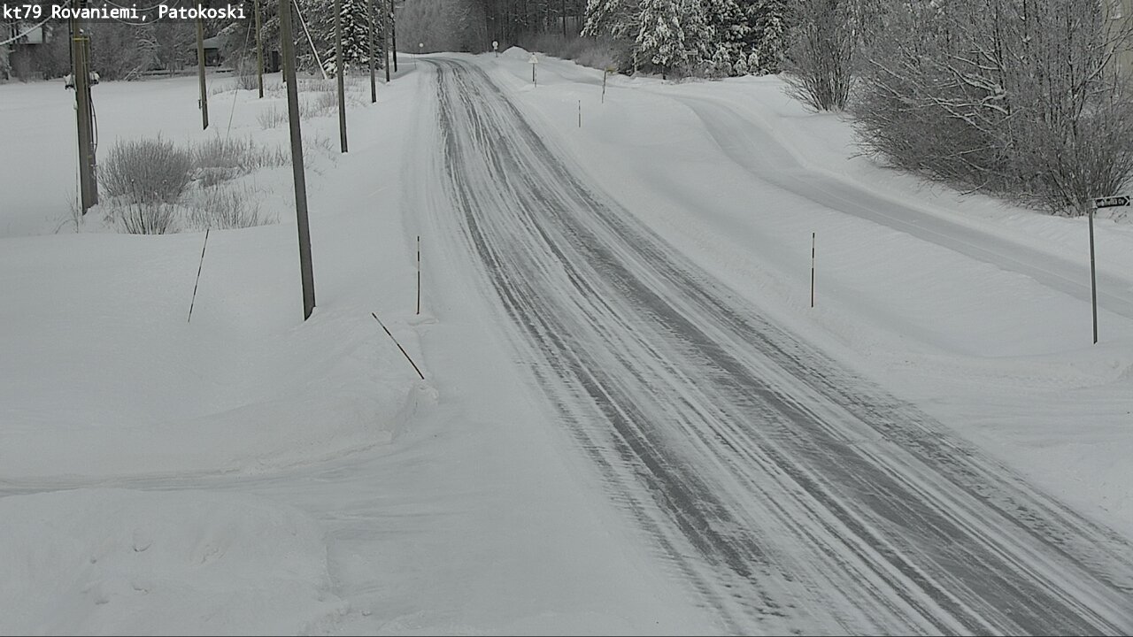 Weather Camera Image Road 79 Rovaniemi, Patokoski, Rovaniemi, Lappi