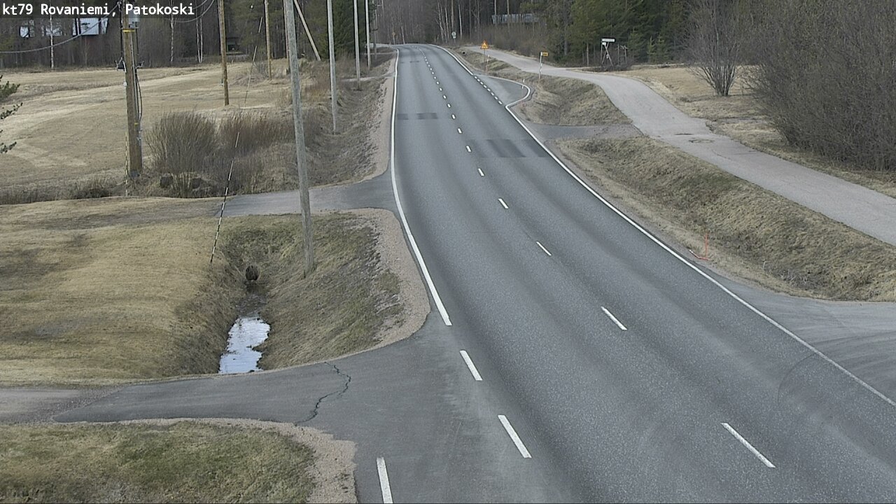 Weather Camera Image Väg 79 Rovaniemi, Patokoski, Rovaniemi, Lappi