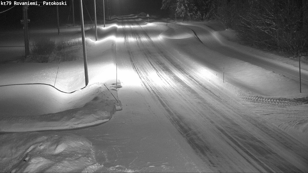 Weather Camera Image Road 79 Rovaniemi, Patokoski, Rovaniemi, Lappi