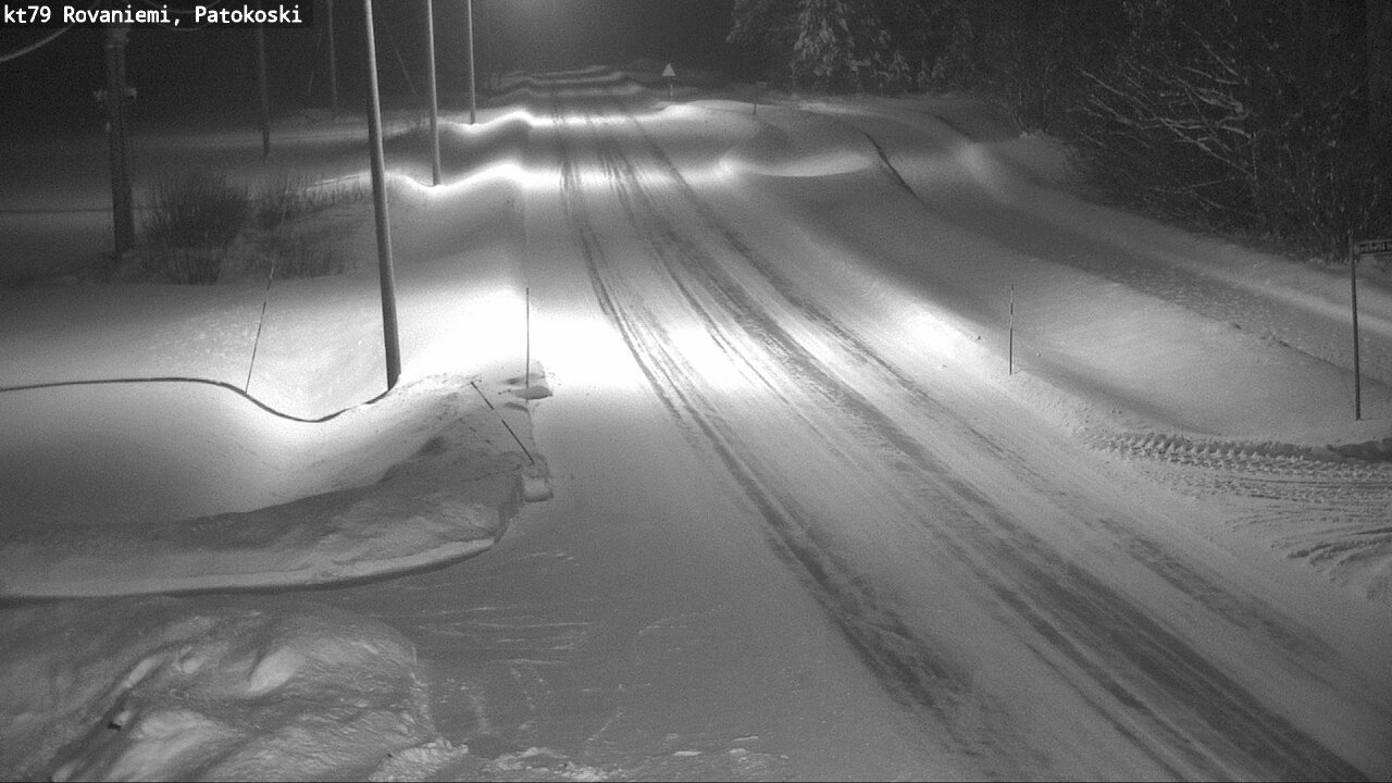 Weather Camera Image Road 79 Rovaniemi, Patokoski, Rovaniemi, Lappi