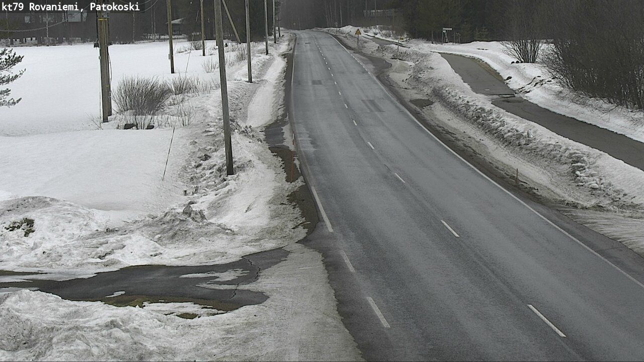 Weather Camera Image Road 79 Rovaniemi, Patokoski, Rovaniemi, Lappi