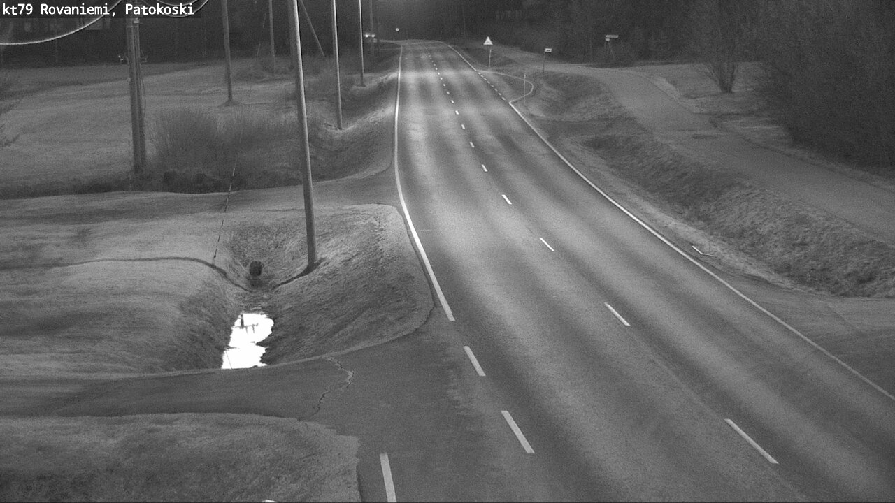 Weather Camera Image Väg 79 Rovaniemi, Patokoski, Rovaniemi, Lappi