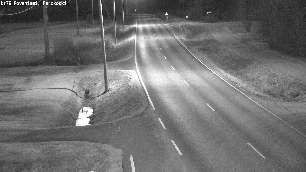 Weather Camera Image Väg 79 Rovaniemi, Patokoski, Rovaniemi, Lappi