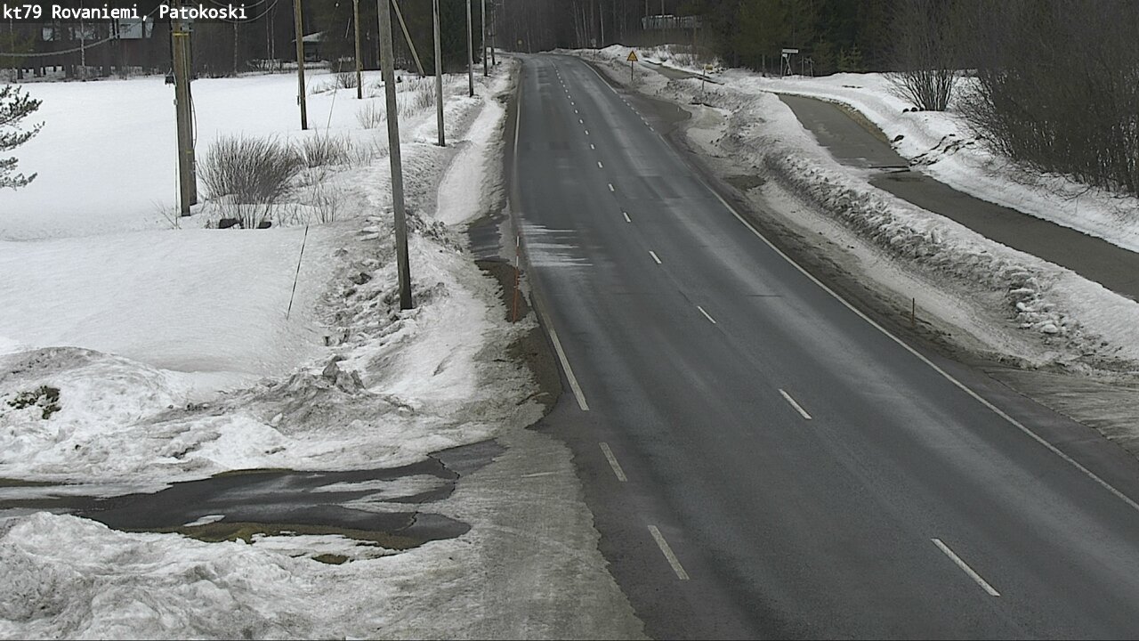 Weather Camera Image Road 79 Rovaniemi, Patokoski, Rovaniemi, Lappi