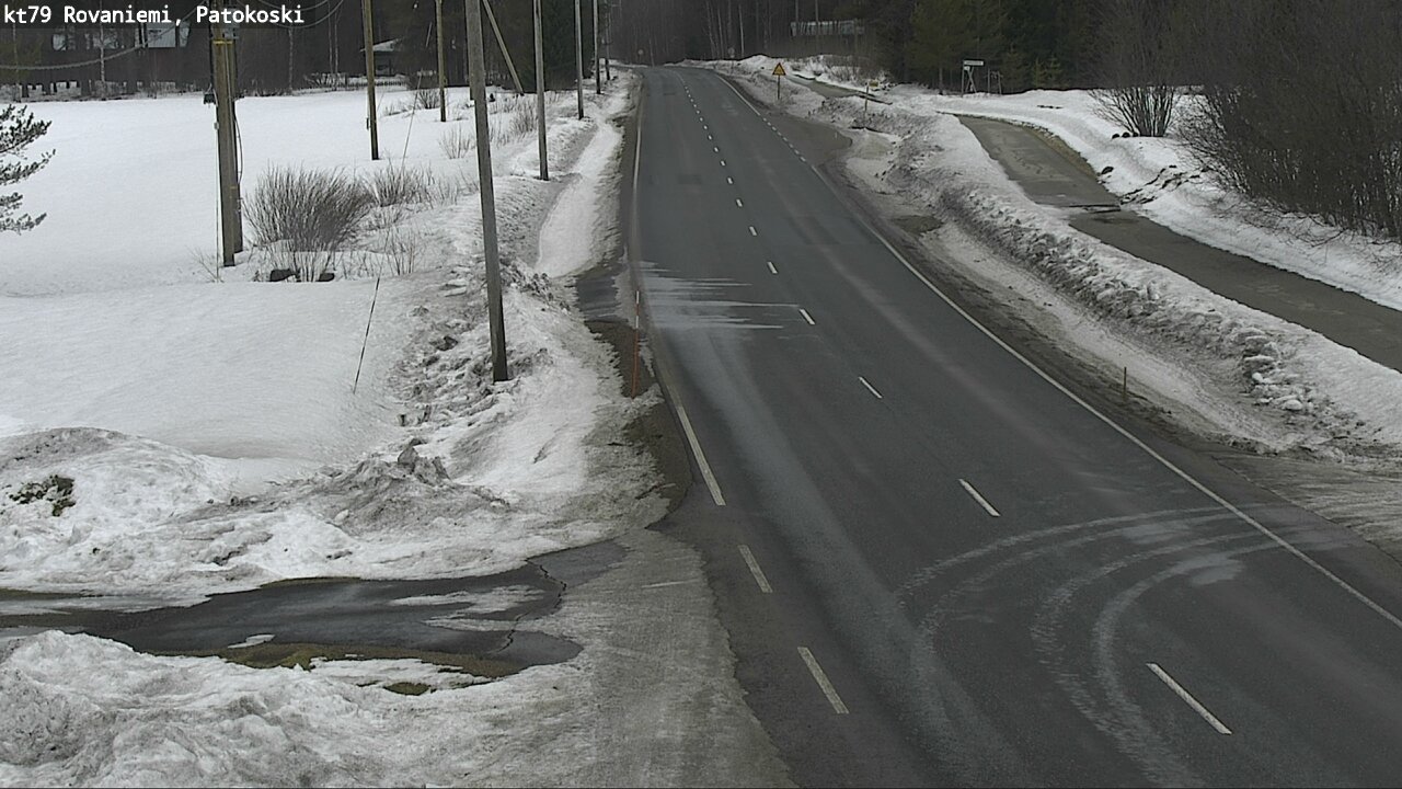 Weather Camera Image Road 79 Rovaniemi, Patokoski, Rovaniemi, Lappi
