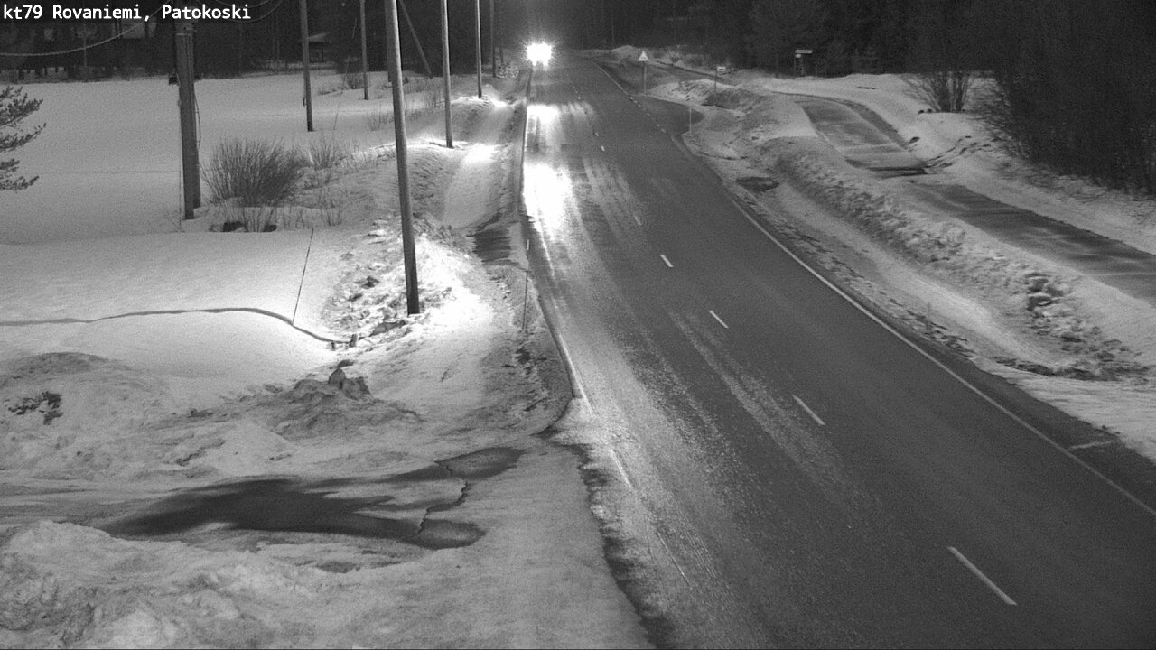 Weather Camera Image Väg 79 Rovaniemi, Patokoski, Rovaniemi, Lappi