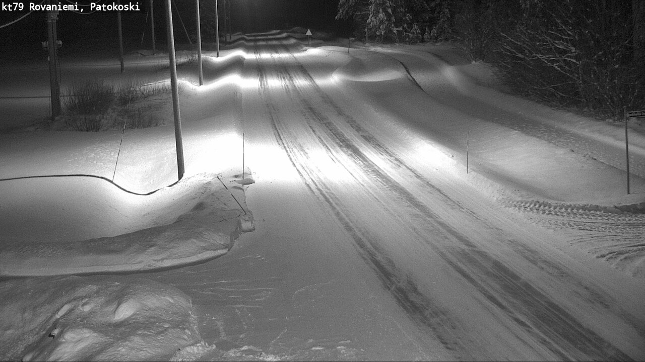 Weather Camera Image Road 79 Rovaniemi, Patokoski, Rovaniemi, Lappi