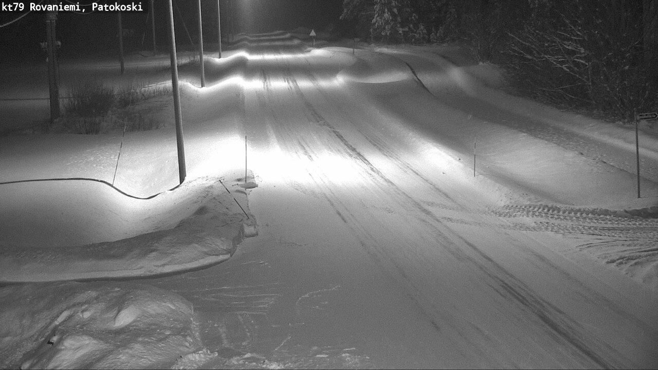 Weather Camera Image Road 79 Rovaniemi, Patokoski, Rovaniemi, Lappi