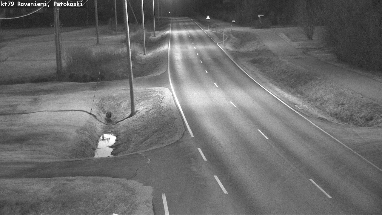 Weather Camera Image Väg 79 Rovaniemi, Patokoski, Rovaniemi, Lappi