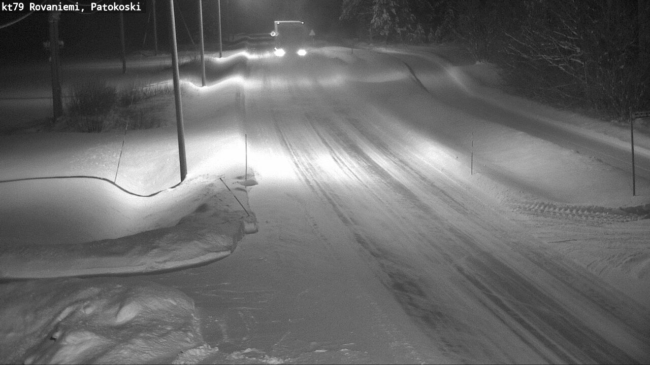 Weather Camera Image Road 79 Rovaniemi, Patokoski, Rovaniemi, Lappi