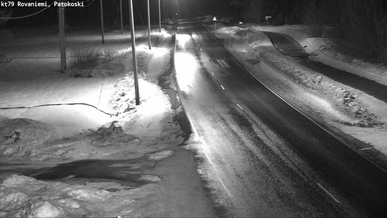 Weather Camera Image Väg 79 Rovaniemi, Patokoski, Rovaniemi, Lappi