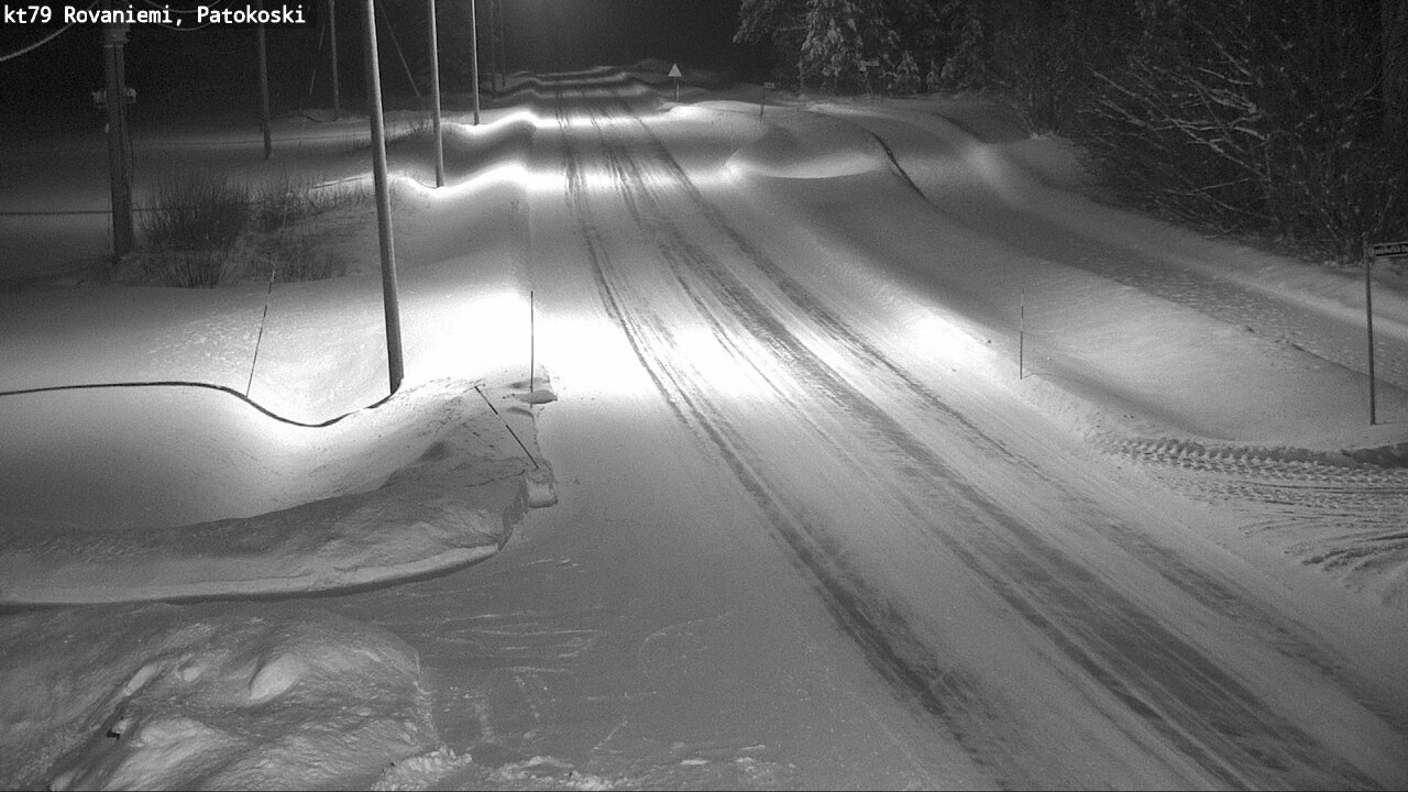 Weather Camera Image Road 79 Rovaniemi, Patokoski, Rovaniemi, Lappi