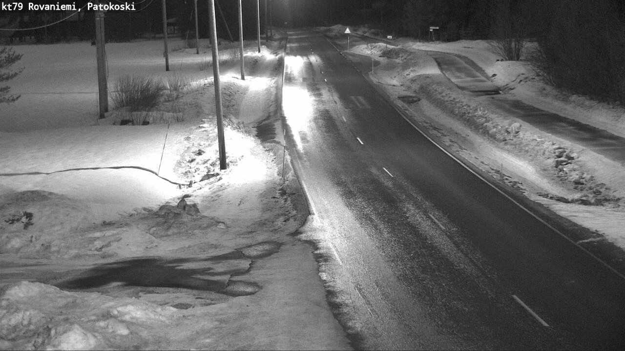 Weather Camera Image Väg 79 Rovaniemi, Patokoski, Rovaniemi, Lappi