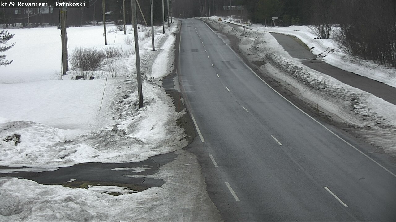 Weather Camera Image Väg 79 Rovaniemi, Patokoski, Rovaniemi, Lappi