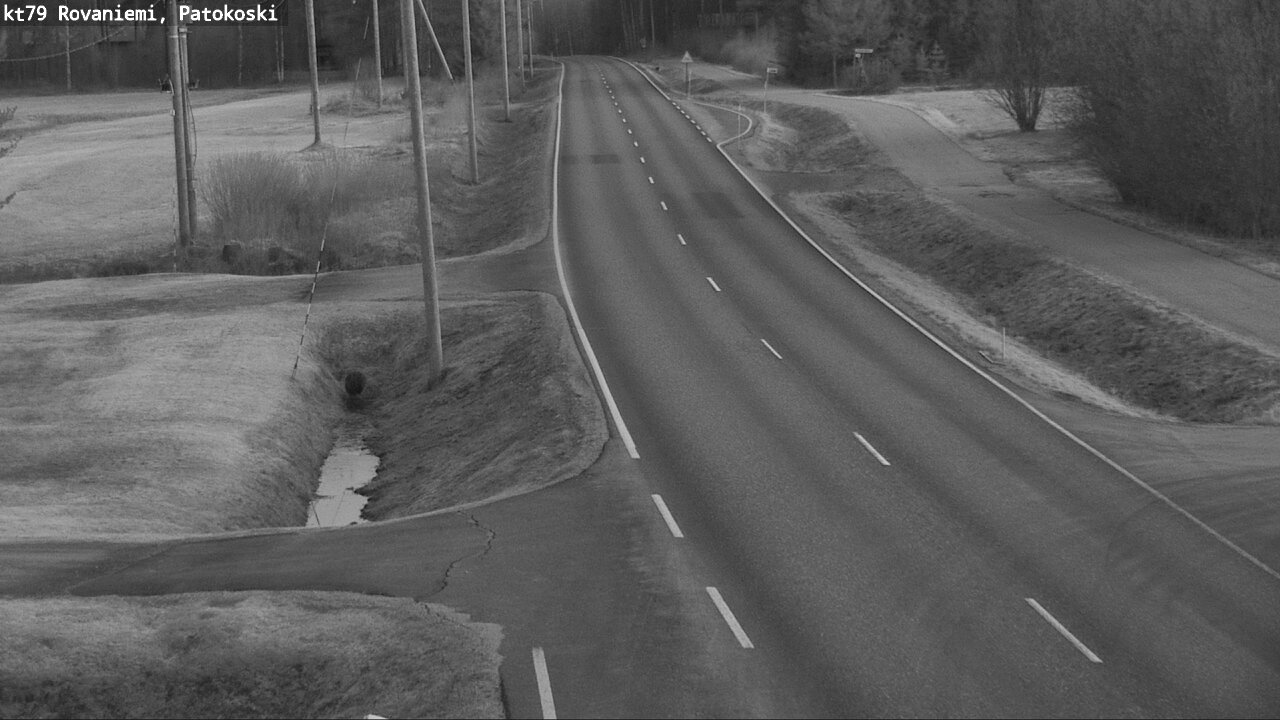 Weather Camera Image Väg 79 Rovaniemi, Patokoski, Rovaniemi, Lappi
