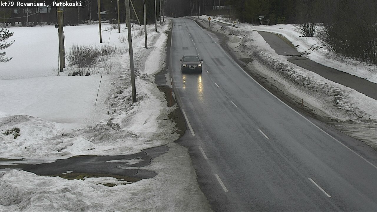 Weather Camera Image Road 79 Rovaniemi, Patokoski, Rovaniemi, Lappi
