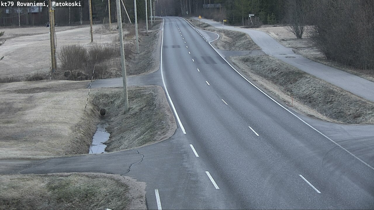 Weather Camera Image Väg 79 Rovaniemi, Patokoski, Rovaniemi, Lappi