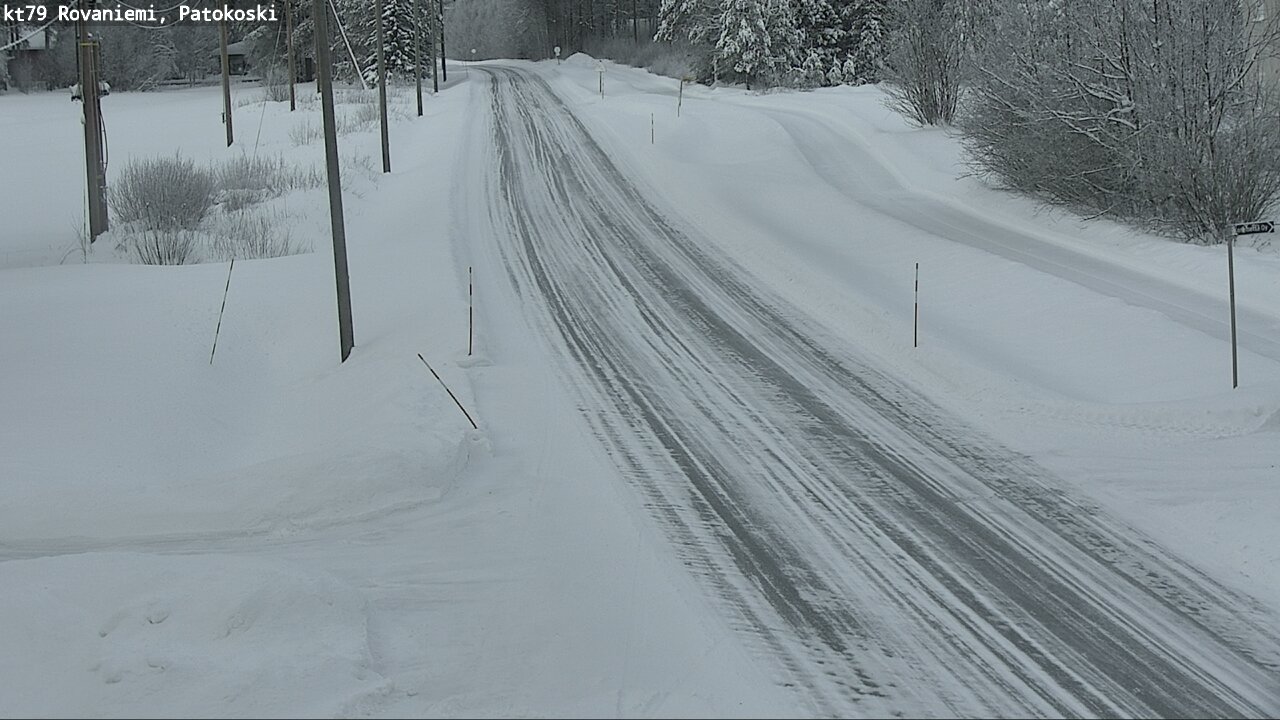 Weather Camera Image Väg 79 Rovaniemi, Patokoski, Rovaniemi, Lappi