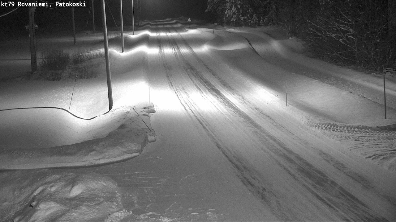 Weather Camera Image Road 79 Rovaniemi, Patokoski, Rovaniemi, Lappi