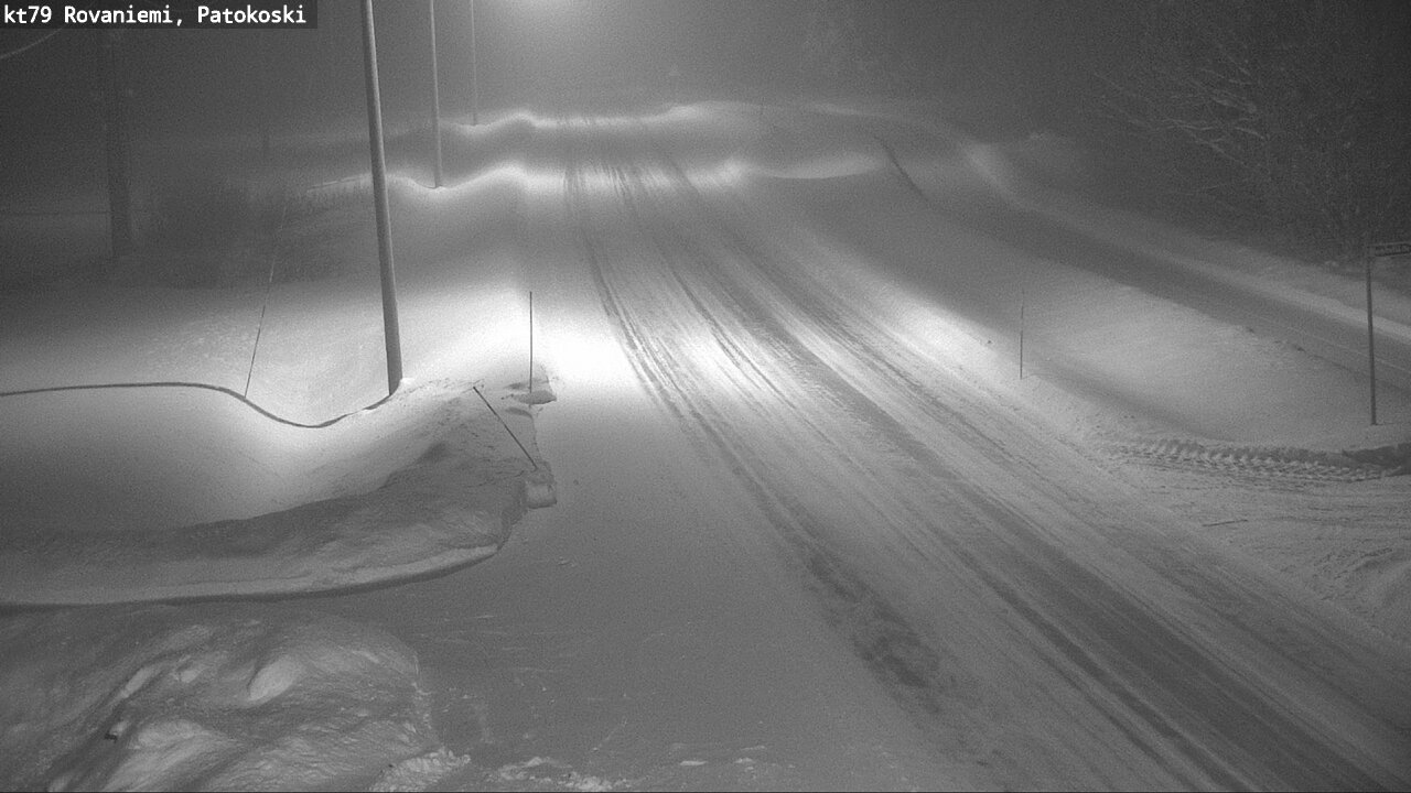 Weather Camera Image Road 79 Rovaniemi, Patokoski, Rovaniemi, Lappi