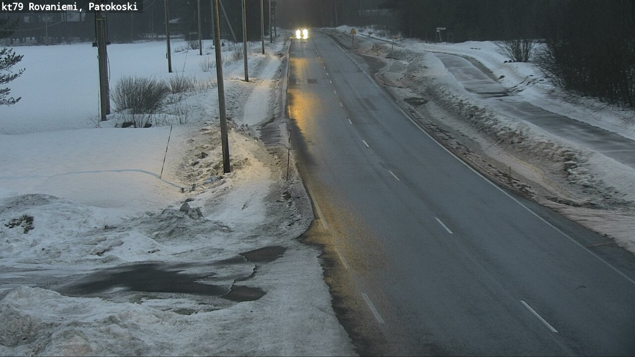 Weather Camera Image Väg 79 Rovaniemi, Patokoski, Rovaniemi, Lappi