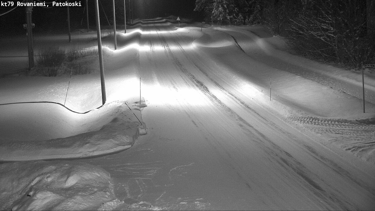 Weather Camera Image Road 79 Rovaniemi, Patokoski, Rovaniemi, Lappi