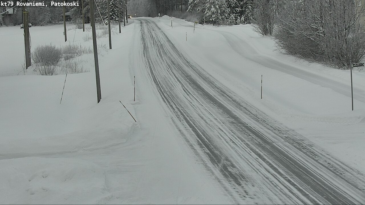 Weather Camera Image Road 79 Rovaniemi, Patokoski, Rovaniemi, Lappi