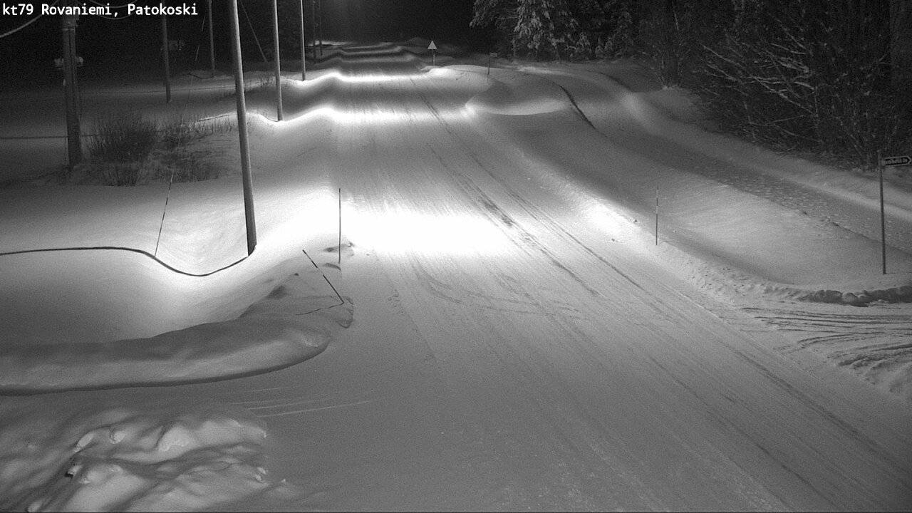 Weather Camera Image Road 79 Rovaniemi, Patokoski, Rovaniemi, Lappi