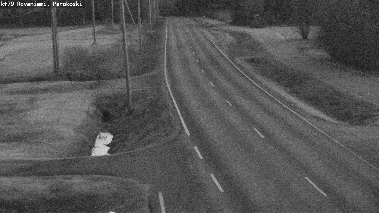 Weather Camera Image Väg 79 Rovaniemi, Patokoski, Rovaniemi, Lappi