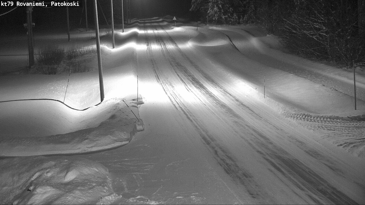 Weather Camera Image Road 79 Rovaniemi, Patokoski, Rovaniemi, Lappi