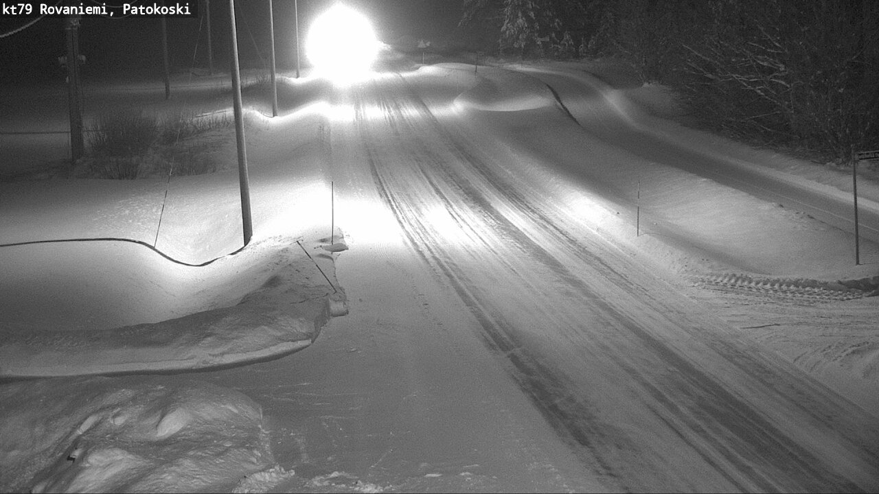 Weather Camera Image Road 79 Rovaniemi, Patokoski, Rovaniemi, Lappi