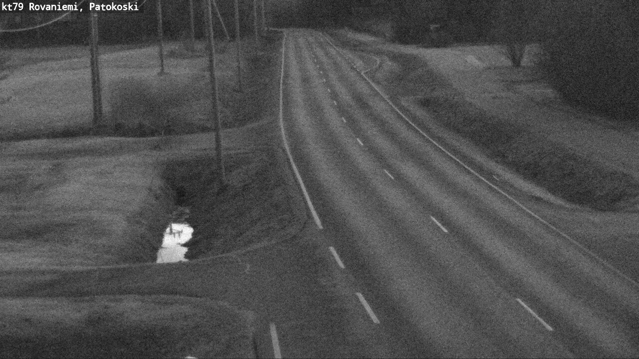 Weather Camera Image Väg 79 Rovaniemi, Patokoski, Rovaniemi, Lappi
